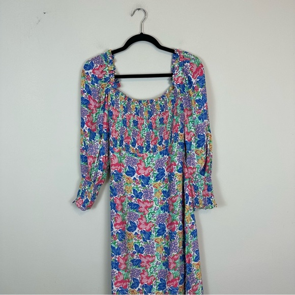 aithfull the Brand | Colorful Floral Mathilde Midi Dress Size 4 - Picture 10 of 13